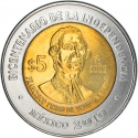 5 Pesos 2008, KM# 900, Mexico, 200th Anniversary of Mexican Independence, Francisco Primo de Verdad y Ramos 